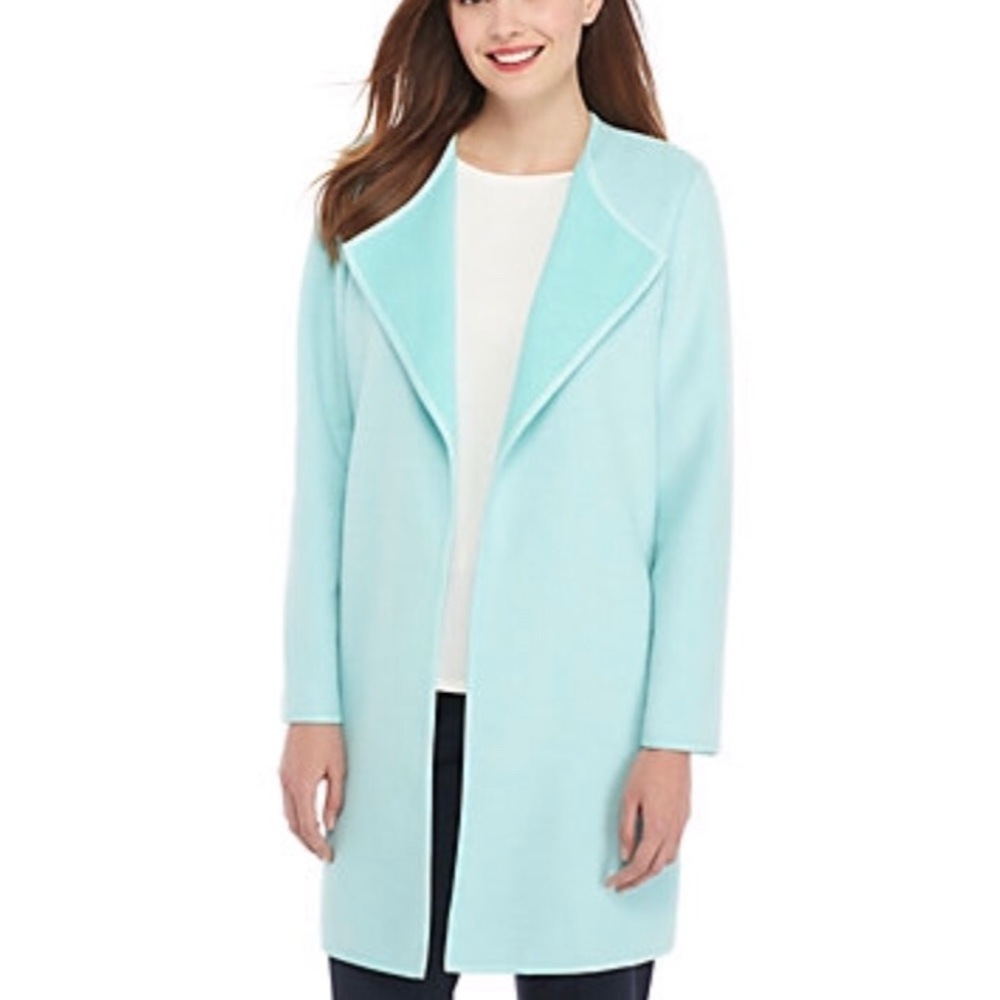 The Limited light blue open blazer